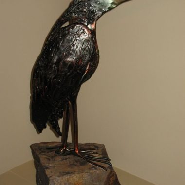 Bird Sculpture Green Heron